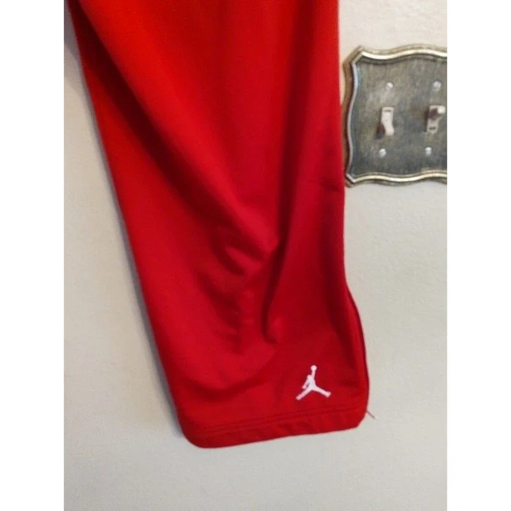 Tall Men's Air Jordan Logo Activewear Red Long Pants Sz XL / TG /EG # 350791-658